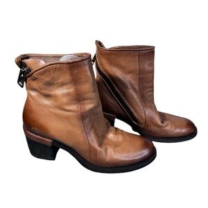 A.S.98 Jase Women's Distressed Ankle Bootie Size 42 = Size 10.5/11